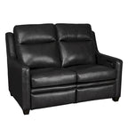 Genuine Leather Recliner Sofa 56 Triple-Motor Power Zero-Wall Reclining Loveseat with USB&USB-C Port