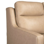 Genuine Leather Recliner Sofa 56 Triple-Motor Power Zero-Wall Reclining Loveseat with USB&USB-C Port