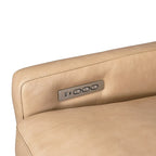 Genuine Leather Recliner Sofa 56 Triple-Motor Power Zero-Wall Reclining Loveseat with USB&USB-C Port