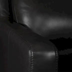 Genuine Leather Recliner Sofa 56 Triple-Motor Power Zero-Wall Reclining Loveseat with USB&USB-C Port