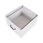 2 Drawer Mobile File Cabinet Rolling Printer Stand with Open Storage Shelf Fabric Vertical Filing Cabinet