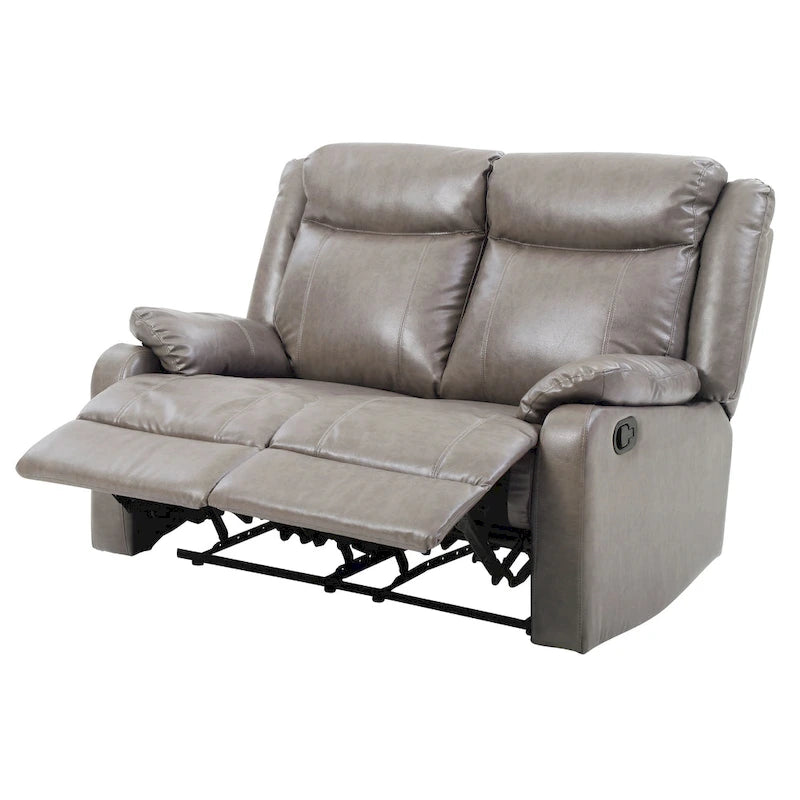 Ward Faux Leather Double Reclining Loveseat