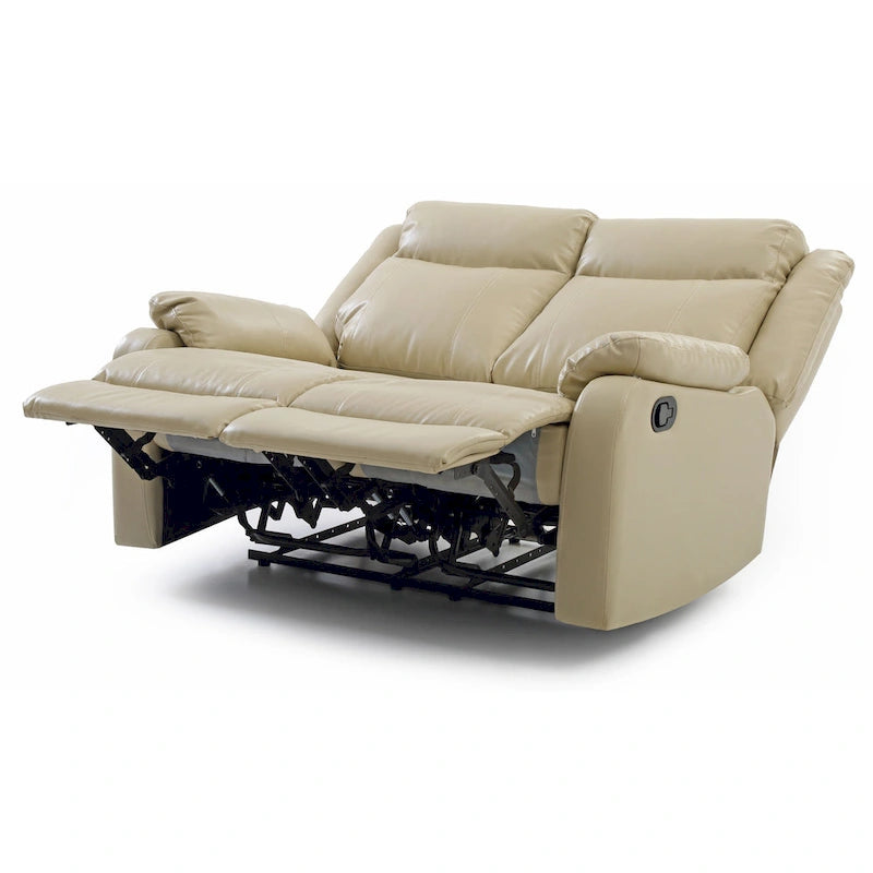 Ward Faux Leather Double Reclining Loveseat