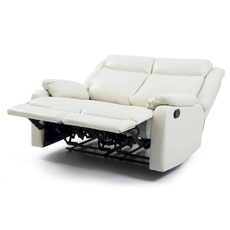 Ward Faux Leather Double Reclining Loveseat