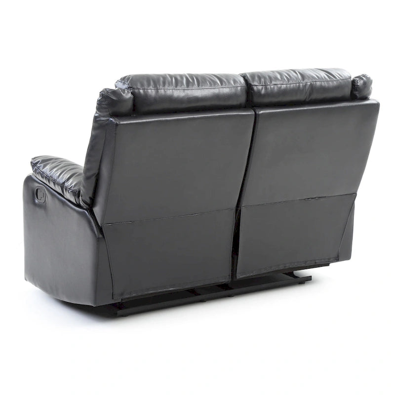 Ward Faux Leather Double Reclining Loveseat