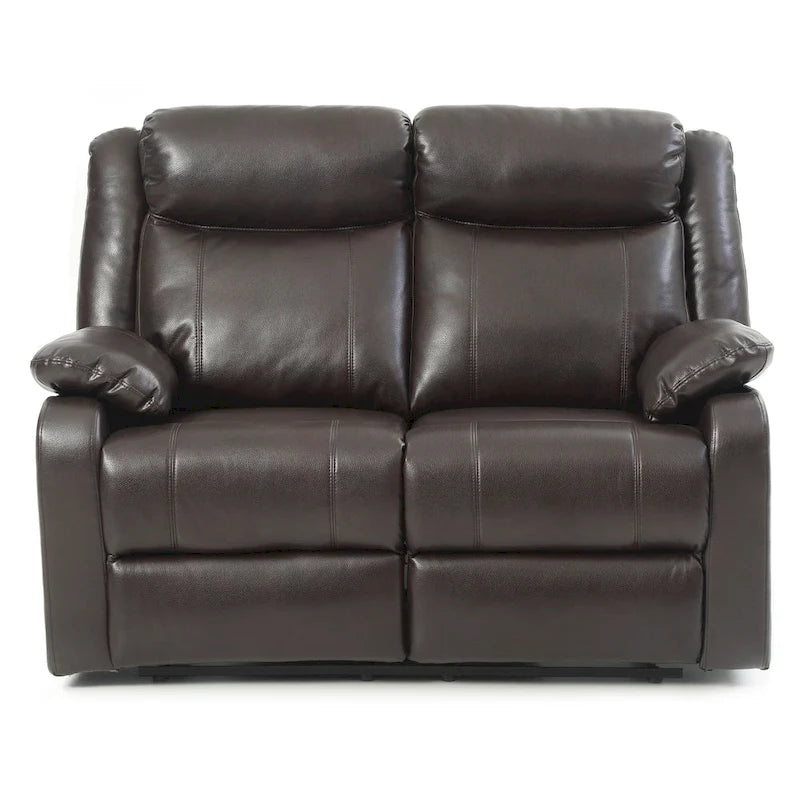 Ward Faux Leather Double Reclining Loveseat