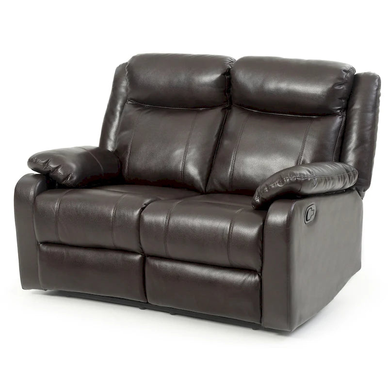 Ward Faux Leather Double Reclining Loveseat