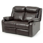 Ward Faux Leather Double Reclining Loveseat