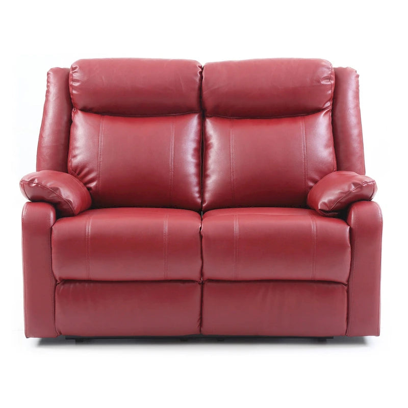 Ward Faux Leather Double Reclining Loveseat