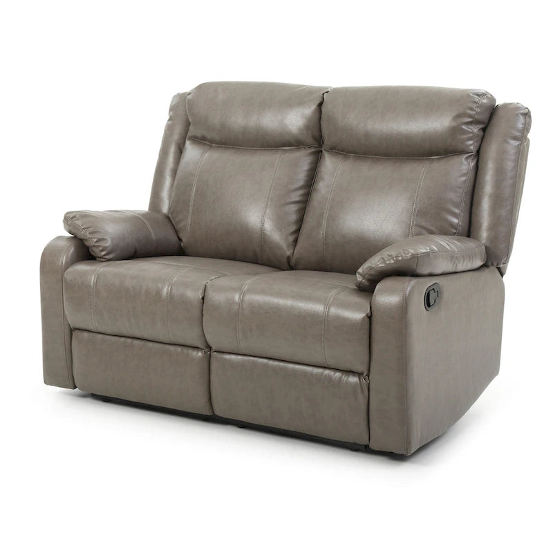 Ward Faux Leather Double Reclining Loveseat