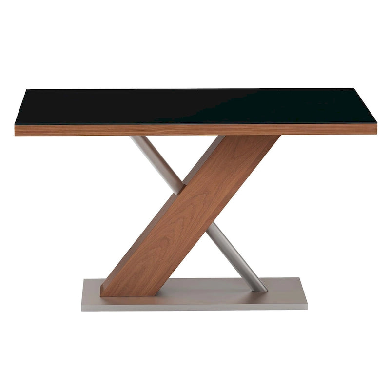 Somette Emily Modern Wood Dining Set with Table, Nook and Bench