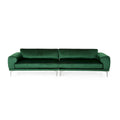 Croydon Modern Glam 4-seater Velvet Sofa by Christopher Knight Home