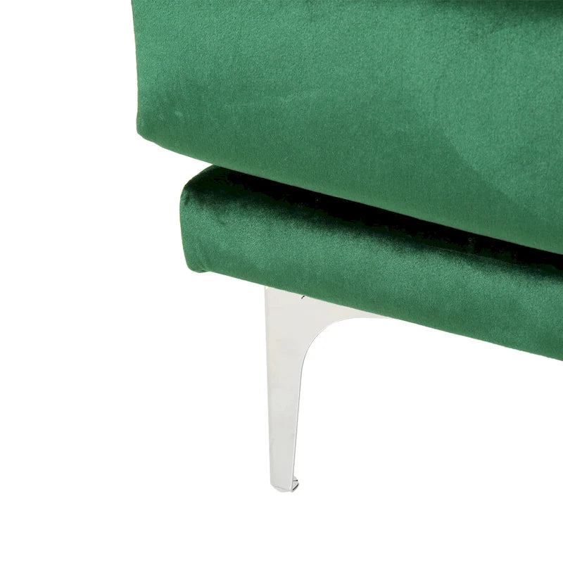 Croydon Modern Glam 4-seater Velvet Sofa by Christopher Knight Home