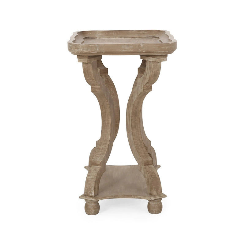 Ouray French Country Accent Table with Rectangular Top by Christopher Knight Home