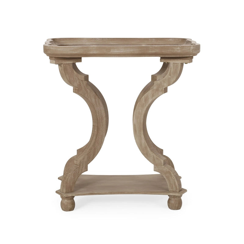 Ouray French Country Accent Table with Rectangular Top by Christopher Knight Home