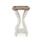 Ouray French Country Accent Table with Rectangular Top by Christopher Knight Home