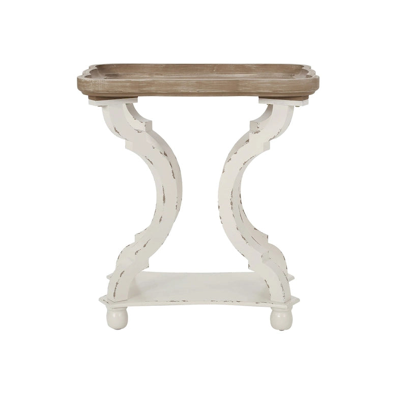 Ouray French Country Accent Table with Rectangular Top by Christopher Knight Home