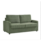 Manchester Polyester Corduroy 70 inch Square Arms Sofa Bed