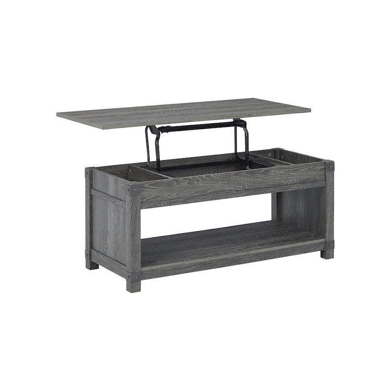 Freedan Rectangular Lift Top Cocktail Table - 44W x 20D x 19H