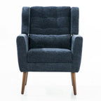 Mid Century Comfy Reading Chair with Chenille Fabric