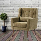 Mid Century Comfy Reading Chair with Chenille Fabric