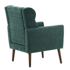 Mid Century Comfy Reading Chair with Chenille Fabric