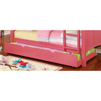 Modern Twin Size Solid Wood Pull-Out Trundle Bed, Space-Saving Guest Bed Frame