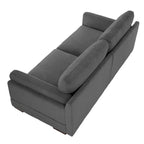 Modern 90 inch Corduroy Loveseat Deep Seat Sofa