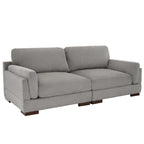 Modern 90 inch Corduroy Loveseat Deep Seat Sofa