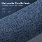 Modern 360° Swivel Accent Chair with Removable Linen Slipcover, 250 lbs Capacity