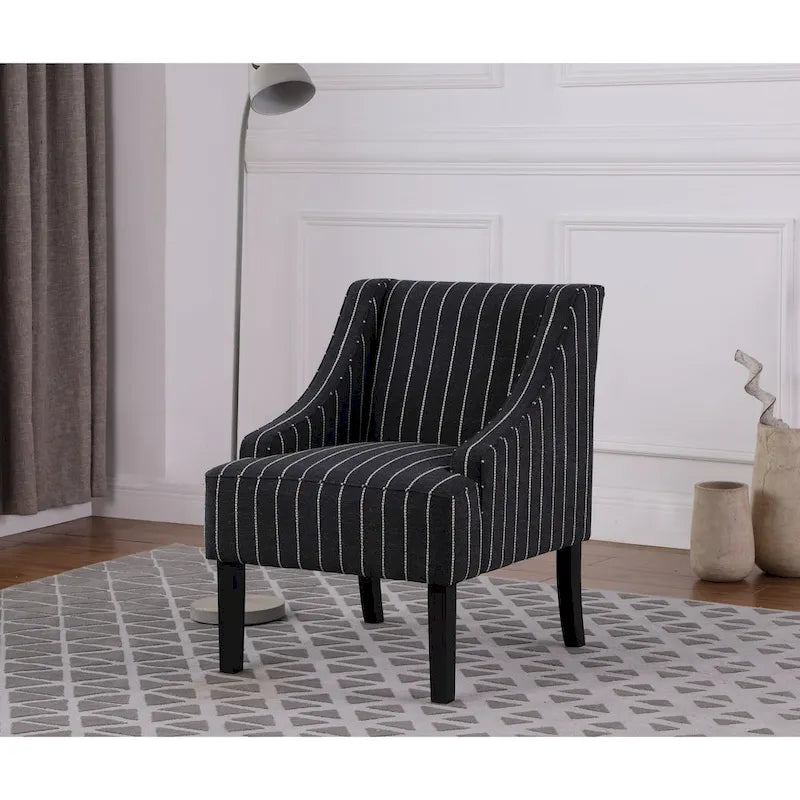 HomePop Classic Swoop Arm Accent Chair