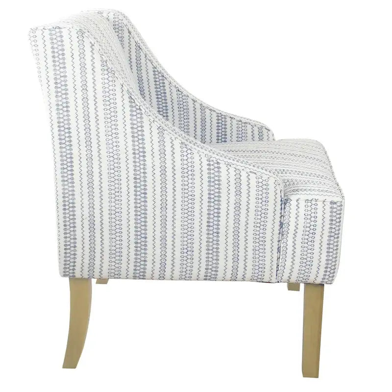 HomePop Classic Swoop Arm Accent Chair