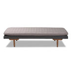 Marit Mid-Century Modern Upholstered Wood Daybed