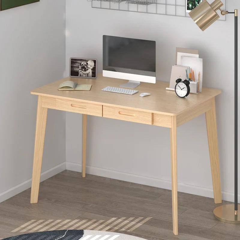 39.4W Wood Desk Writing Desk Computer Desk