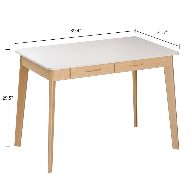 39.4W Wood Desk Writing Desk Computer Desk