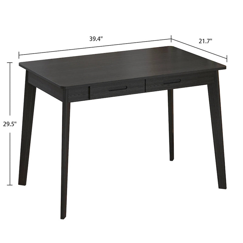 39.4W Wood Desk Writing Desk Computer Desk