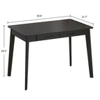 39.4W Wood Desk Writing Desk Computer Desk
