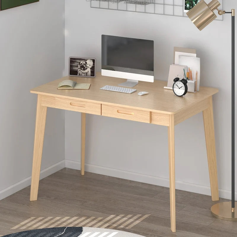 39.4W Wood Desk Writing Desk Computer Desk