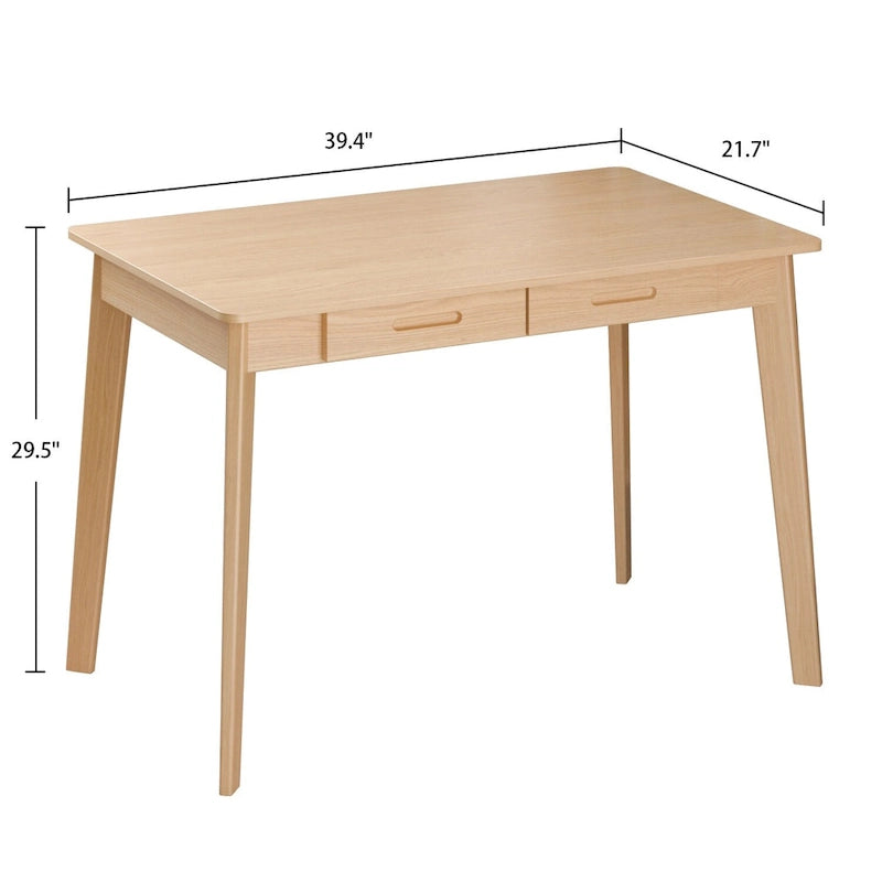 39.4W Wood Desk Writing Desk Computer Desk