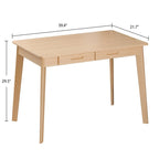 39.4W Wood Desk Writing Desk Computer Desk