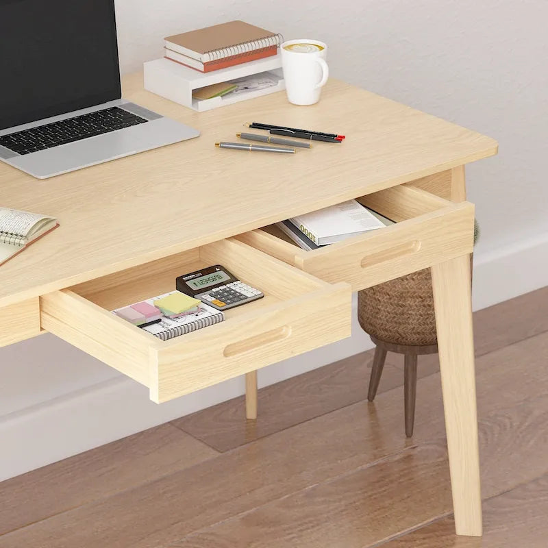 39.4W Wood Desk Writing Desk Computer Desk