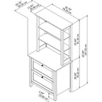 Mayfield Bookcase with Drawers by Bush Furniture