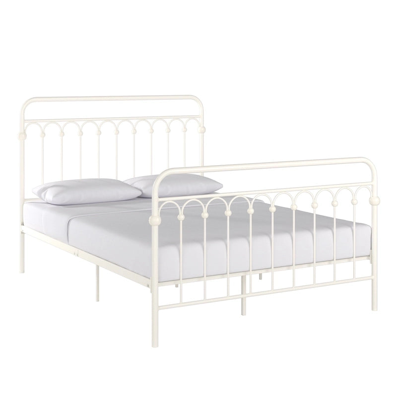 Metal Arches Platform Bed Frame, Arch Head and Footboard Design, Multiple Sizes and Finishes