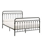 Metal Arches Platform Bed Frame, Arch Head and Footboard Design, Multiple Sizes and Finishes