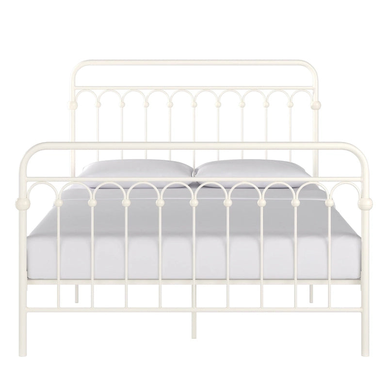Metal Arches Platform Bed Frame, Arch Head and Footboard Design, Multiple Sizes and Finishes