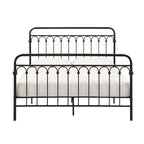 Metal Arches Platform Bed Frame, Arch Head and Footboard Design, Multiple Sizes and Finishes