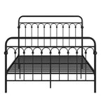 Metal Arches Platform Bed Frame, Arch Head and Footboard Design, Multiple Sizes and Finishes