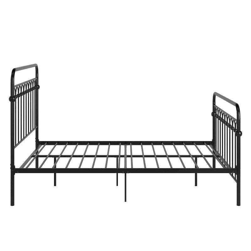 Metal Arches Platform Bed Frame, Arch Head and Footboard Design, Multiple Sizes and Finishes