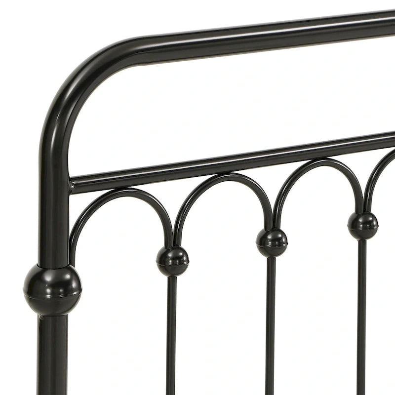 Metal Arches Platform Bed Frame, Arch Head and Footboard Design, Multiple Sizes and Finishes