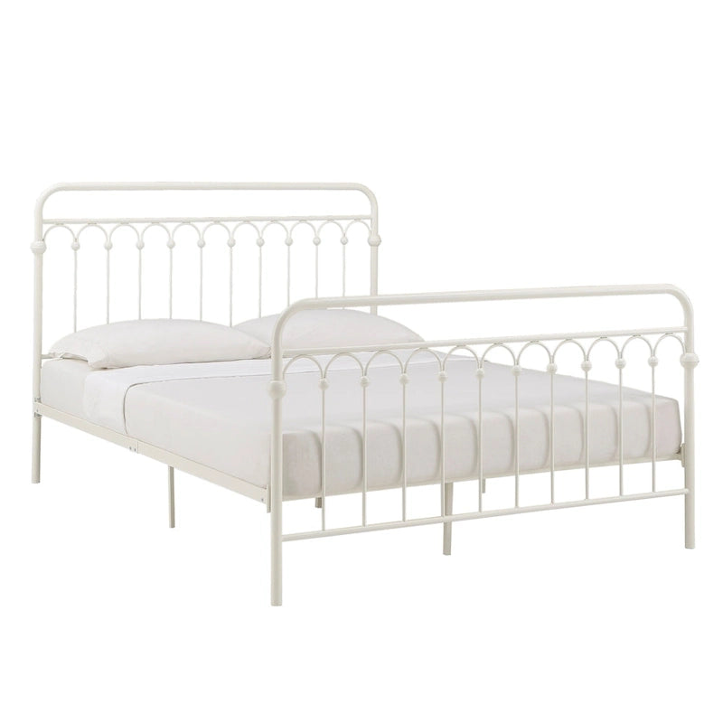 Metal Arches Platform Bed Frame, Arch Head and Footboard Design, Multiple Sizes and Finishes